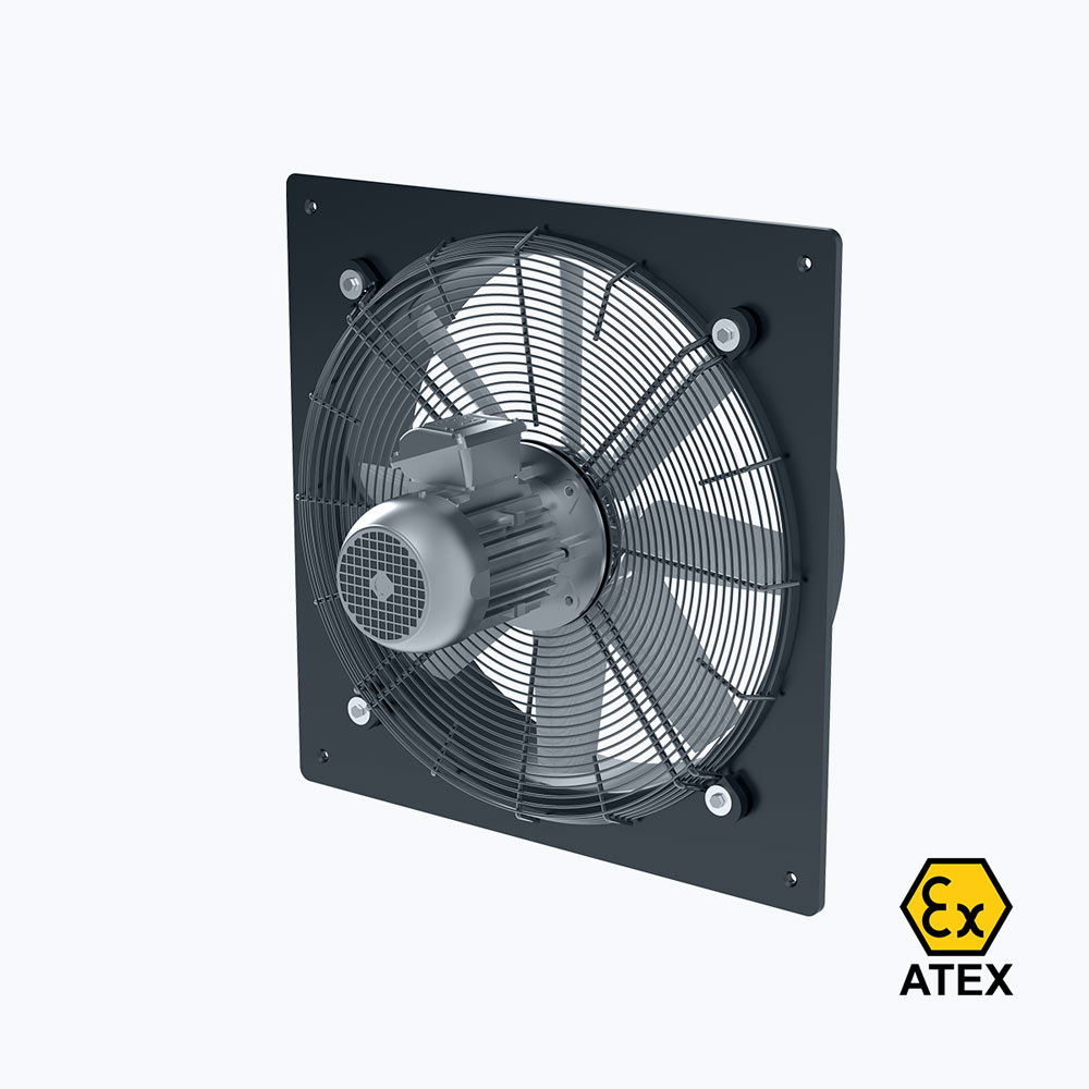 Axial ATEX wall fan - front